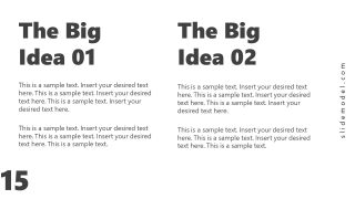 PowerPoint Content Slides for Big Ideas 