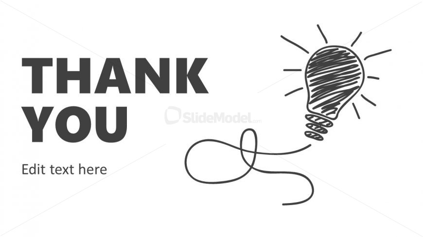 PowerPoint Thank You Slide of Big Idea