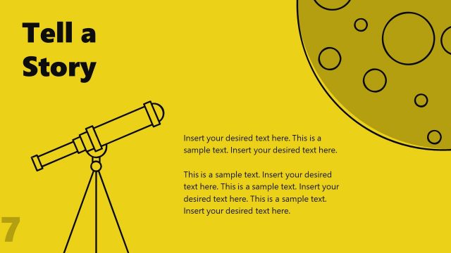 Telescope Vision Metaphor Template Idea