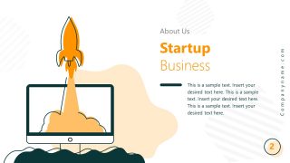 PowerPoint Business Introduction Slide for Startup 