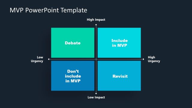 Matrix PowerPoint Diagram for MVP