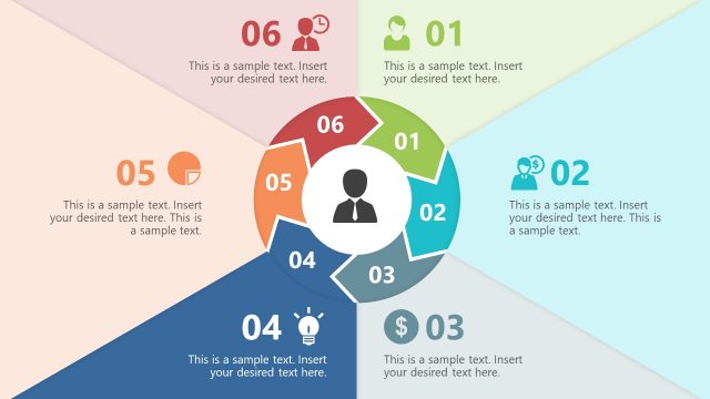 Step 4 Chevron Paper Effect Diagram Template