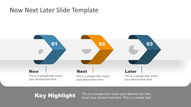 Now Next Later Slide Template for PowerPoint