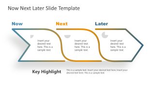 Presentation of 3 Steps Roadmap Arrow Diagram