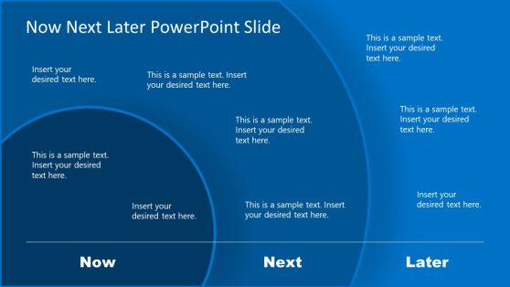 Now Next Later PPT Template for Presentation