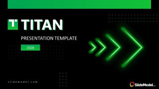 Presentation of Business PowerPoint Titan Theme Cover