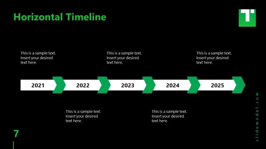 Business PowerPoint Template Timeline Titan