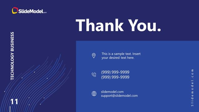 Technology Presentation Thank You PowerPoint