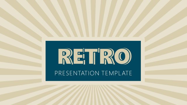 Retro Cover Pattern Template