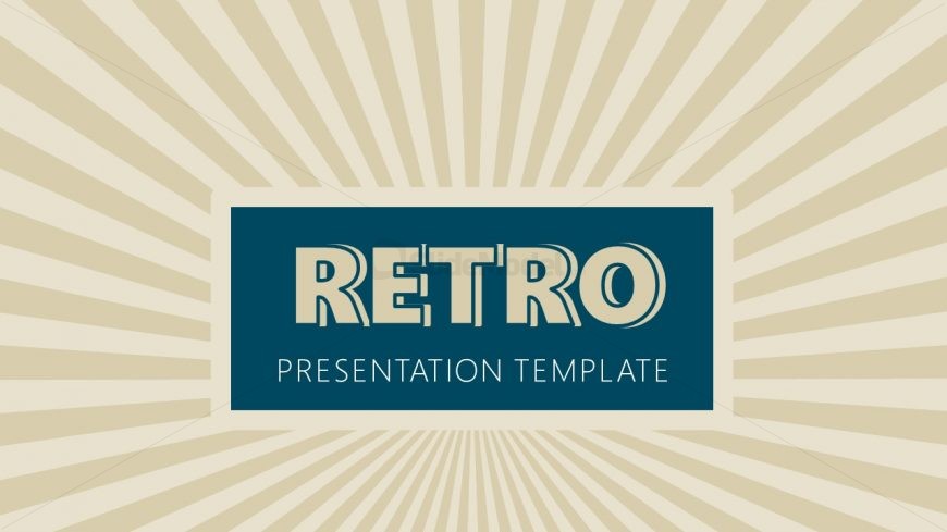 Presentation of Retro Pattern Background 