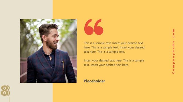 Retro PowerPoint Quote Template