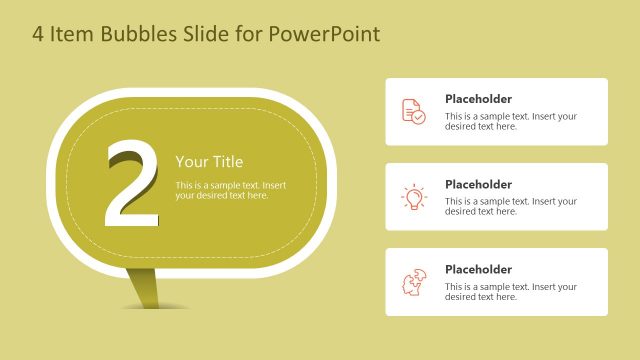 Speech Bubbles Step 2 PowerPoint