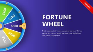 PowerPoint Animated Template Spin the Wheel