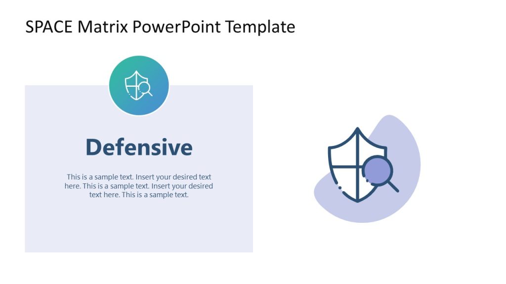 SPACE Matrix Template for PowerPoint SlideModel SPACE Matrix Template for PowerPoint SlideModel