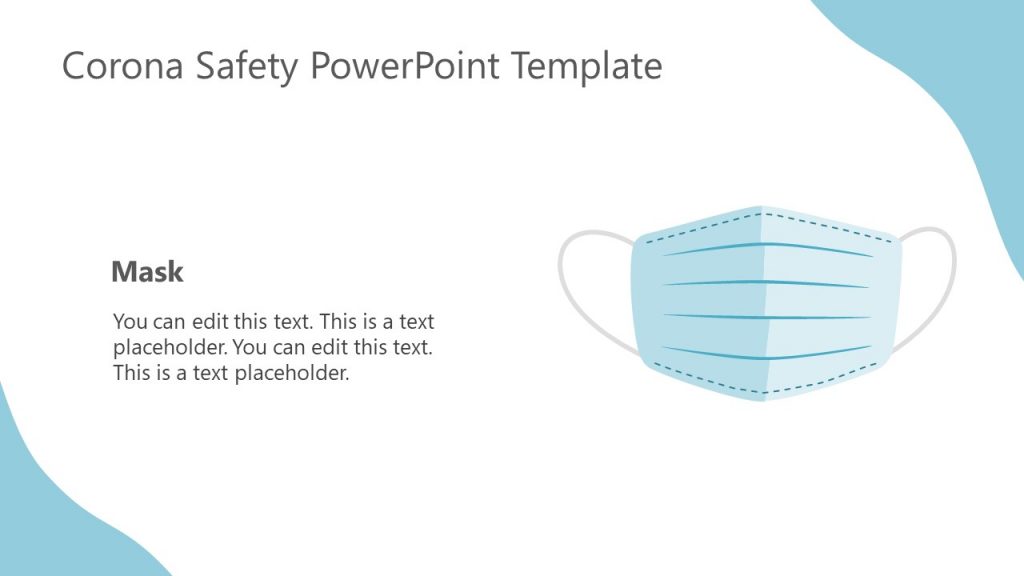 PowerPoint Template of Mask for Coronavirus - SlideModel