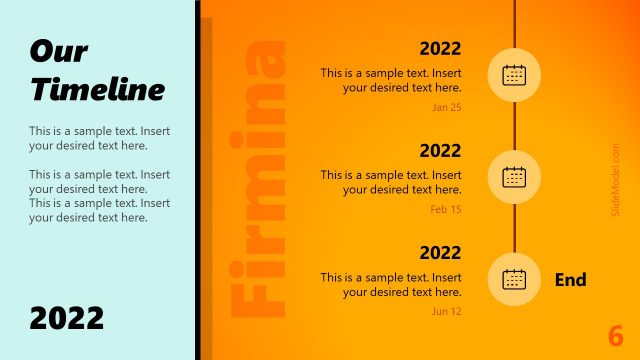 Firmina PowerPoint Business Timeline Template