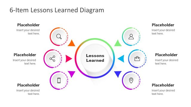 6 Items Lesson Learned PowerPoint