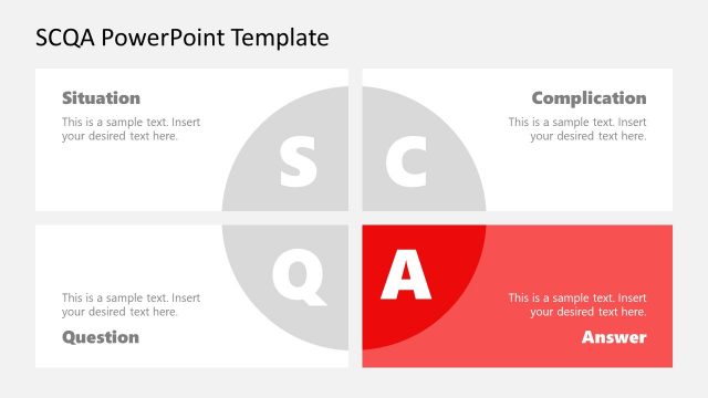 Answer in SCQA Framework PowerPoint