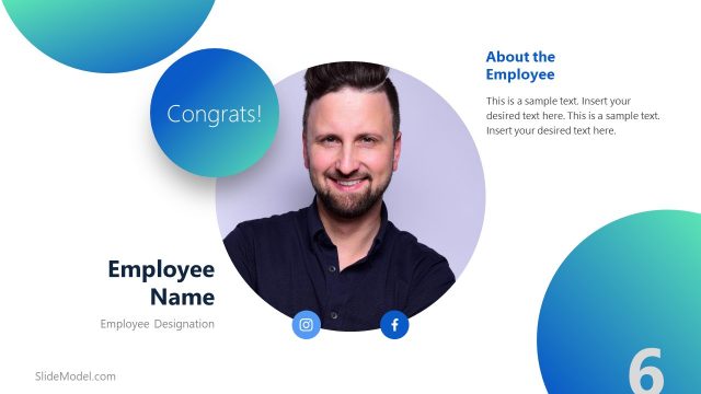 Template of Employee Spotlight Layout