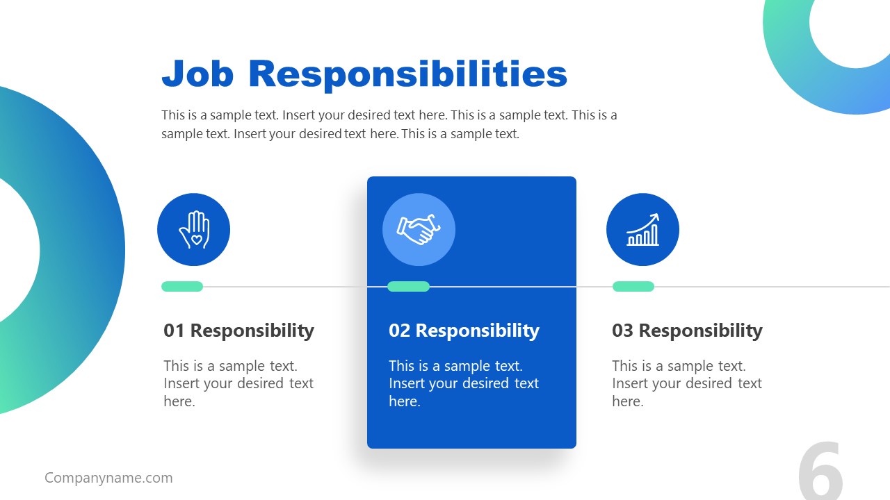 Presentation of Job Description Job Responsibility