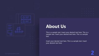 PPT Technology Proposal About Us Template 