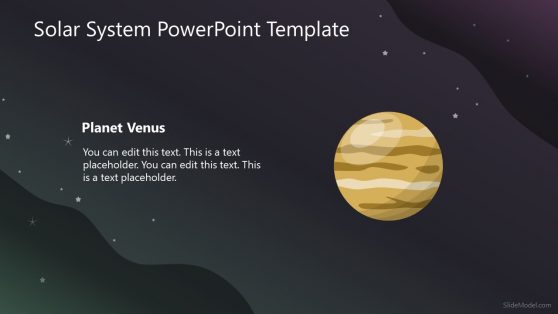 Venus Planet Slide PowerPoint Template