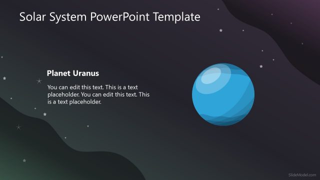 Uranus Planet Slide PowerPoint Template