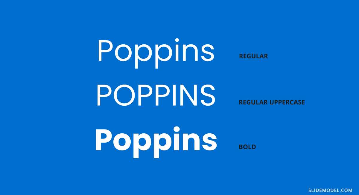 Poppins typeface
