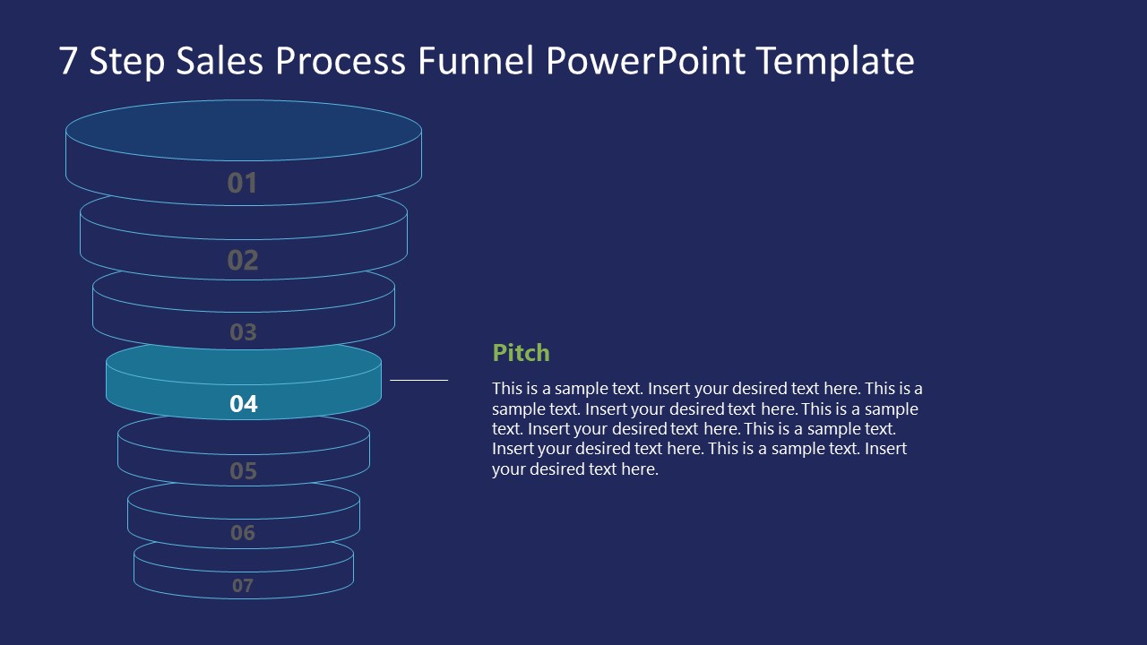 Funnel Sales Process Pitch Stage Template
