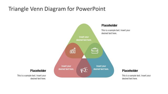 Triangle Venn Diagram PowerPoint Template