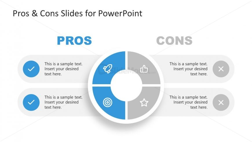 PPT 4 Steps Template for Pros