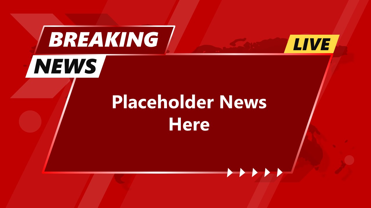 Breaking News Template Design in Red