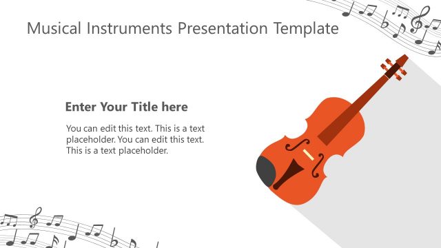 Musical Instrument PowerPoint Shapes Villon