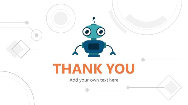 Robo-Advisor Thank You Slide Template