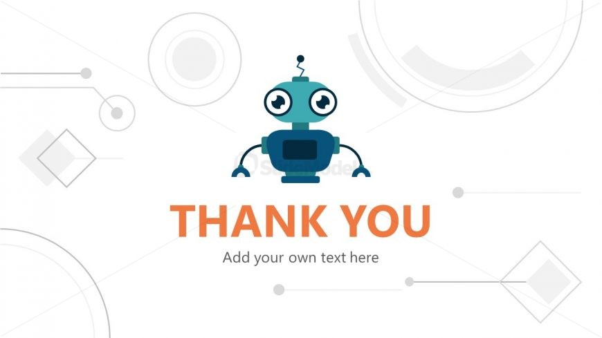 Robot Shape for Robo-Advisor Thank You 
