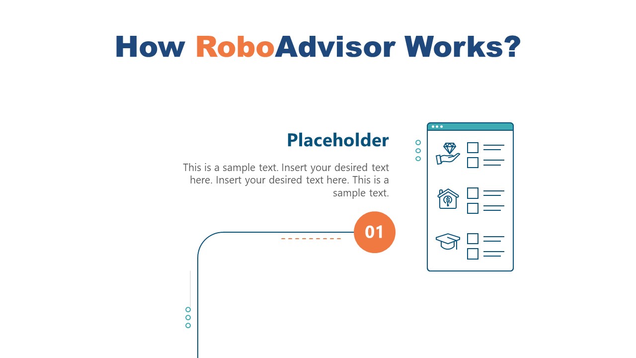 PPT Robo-Advisor Process Diagram Template