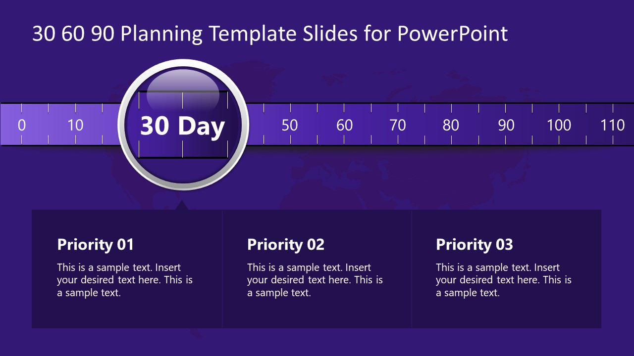 30 Days Scale Template Slide