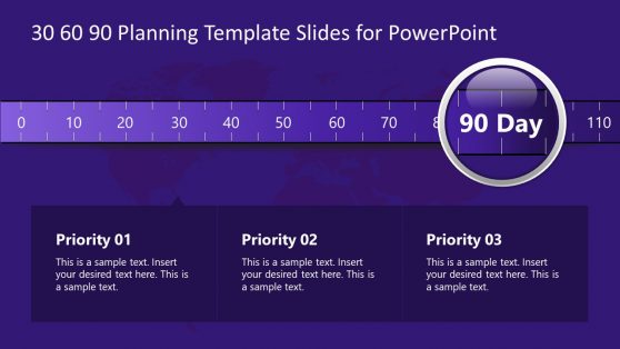 90 Days Planning Template PowerPoint - SlideModel