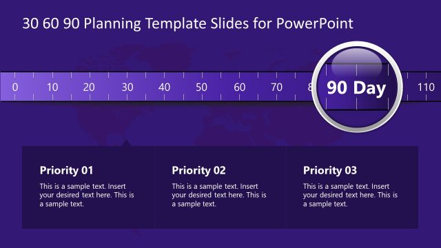 90 Days Planning Template PowerPoint
