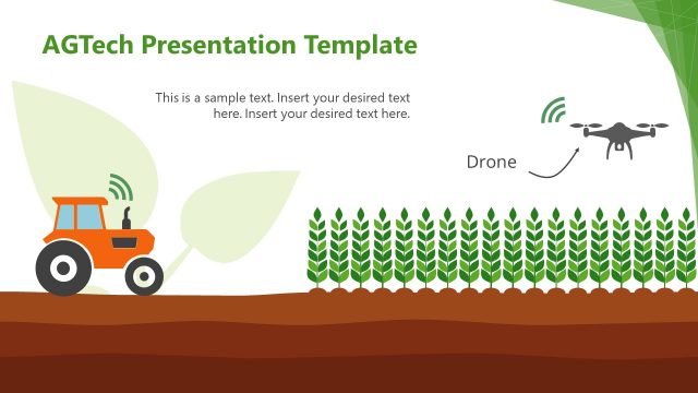 AGTech PowerPoint Tractor and Drone