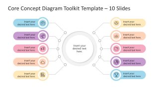 Core Concept Diagram Template Toolkit 10 Items