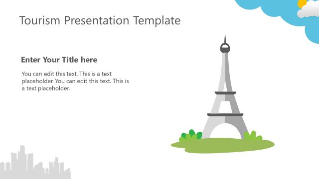 Paris Eiffel Tower PowerPoint Shapes