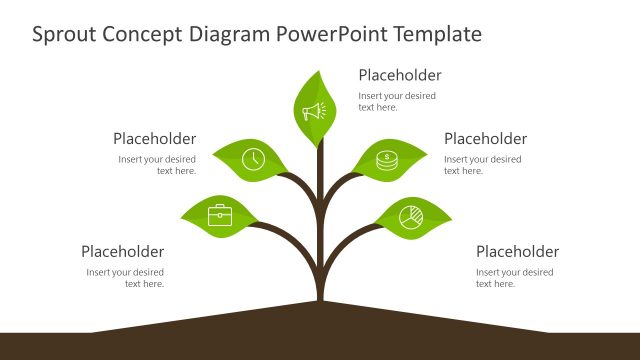 Sprout Diagram PowerPoint Template