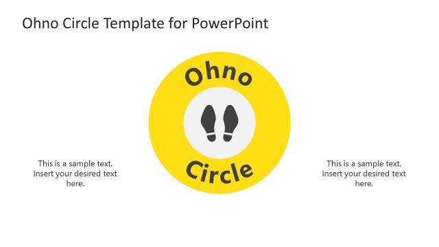 PowerPoint Yellow Ohno Circle Diagram