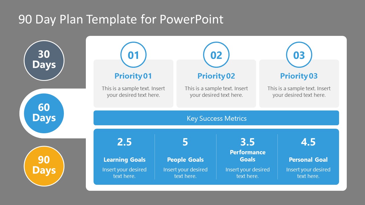 PowerPoint 60 Day Planning Template