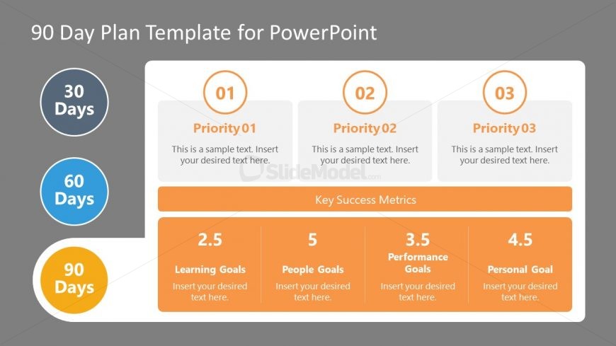 PowerPoint 90 Day Planning Template