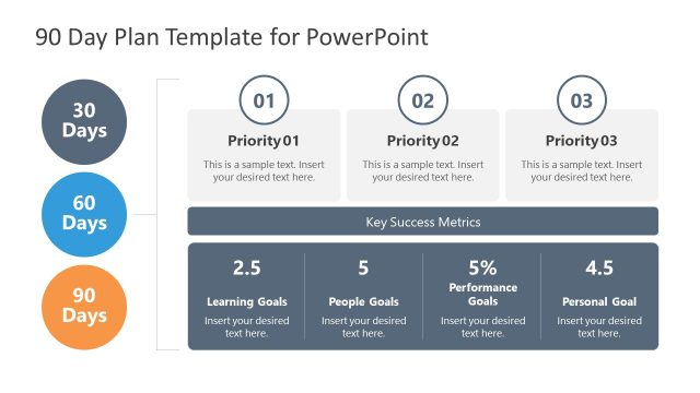 30-60-90 Day Plan PowerPoint Slide