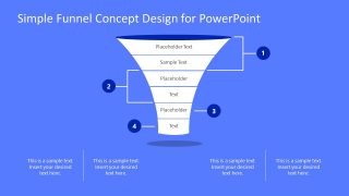 Presentation of Simple Funnel Chart 