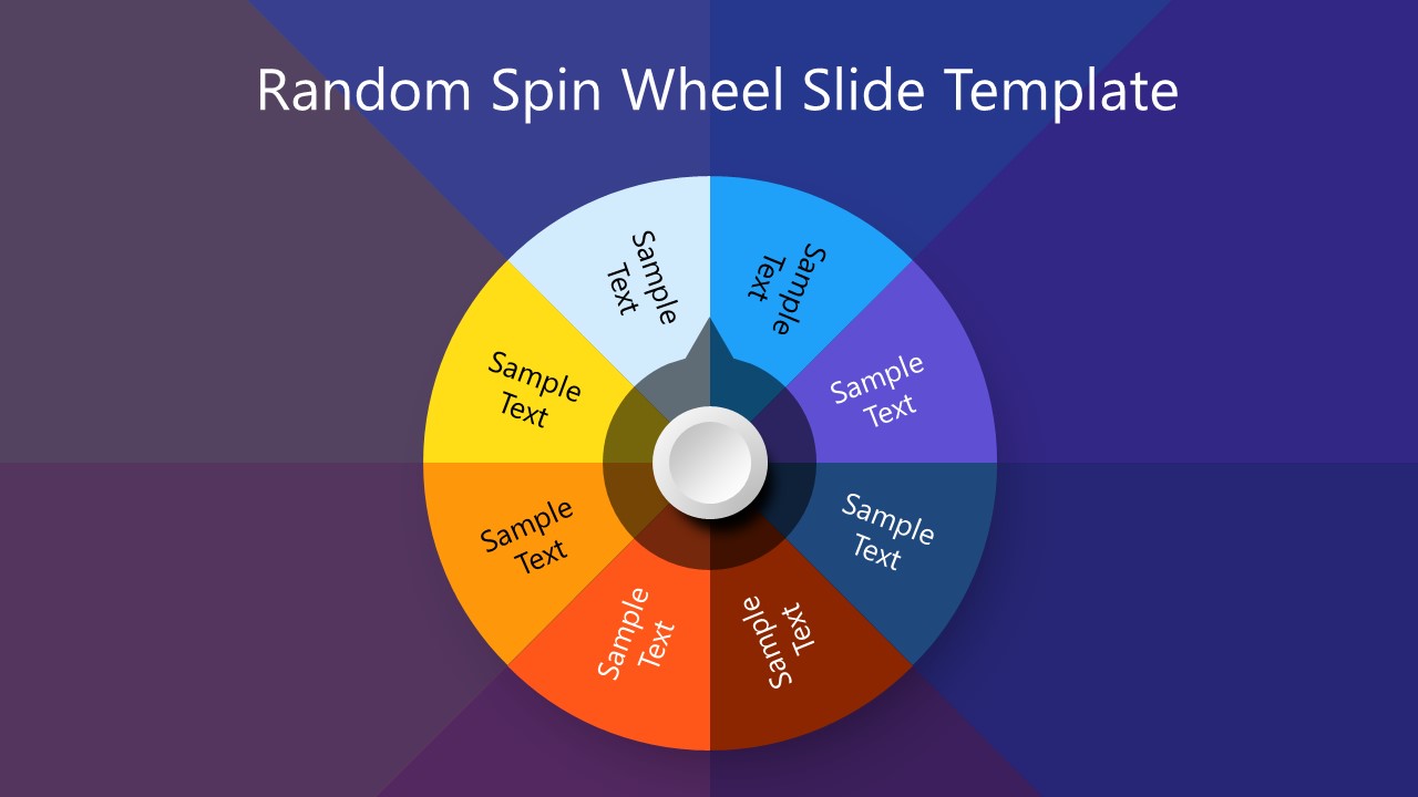 Spin the wheel! Free spinner PowerPoint template