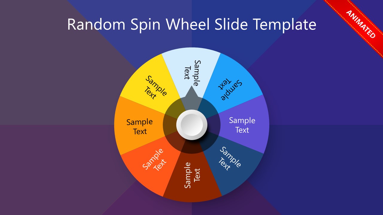 Random Wheel PowerPoint Template - SlideModel